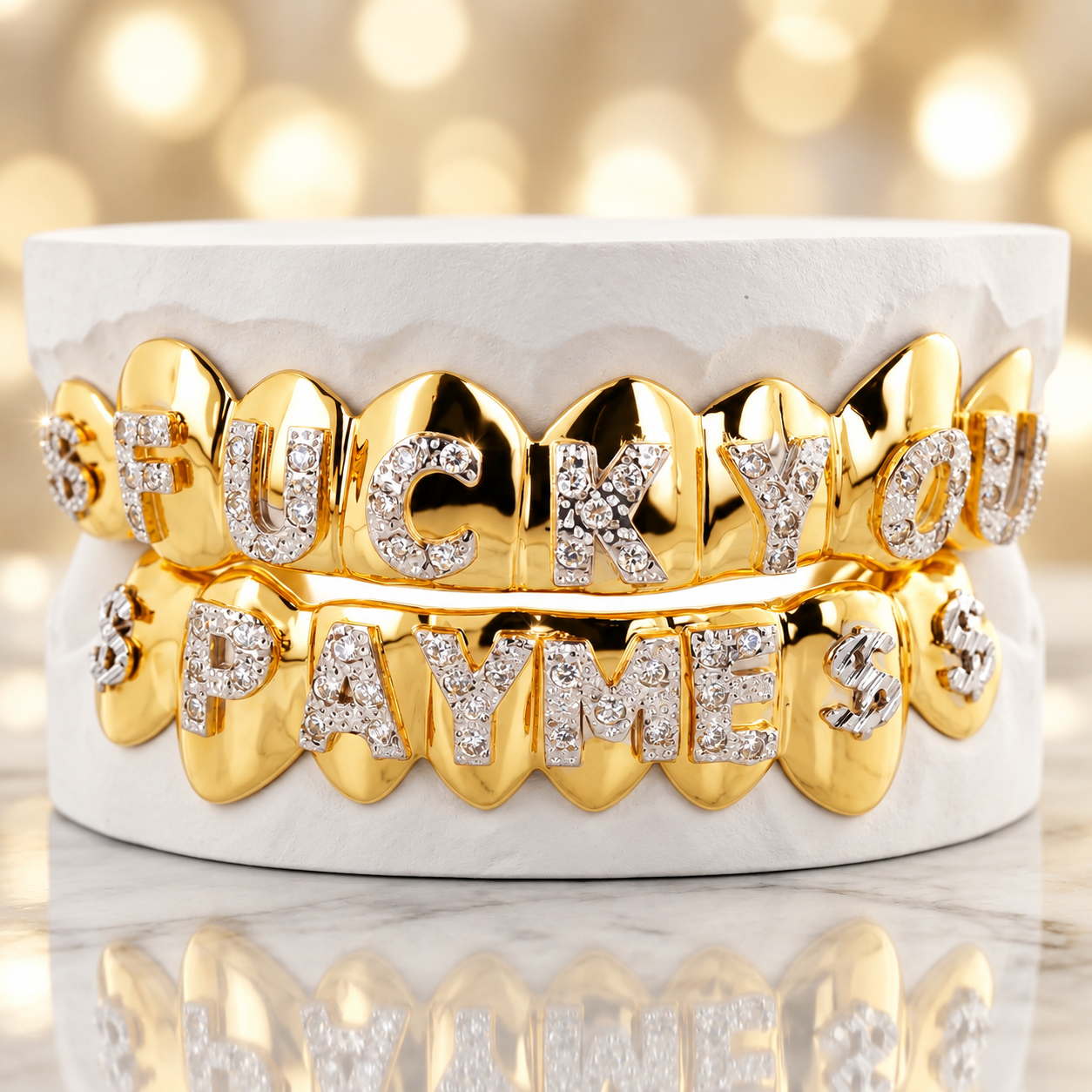 Amazing jewelry様フォロワー様割 JDWR-1563-1 Custom Diamond Pave Set Grill – Johnny Dang & Co