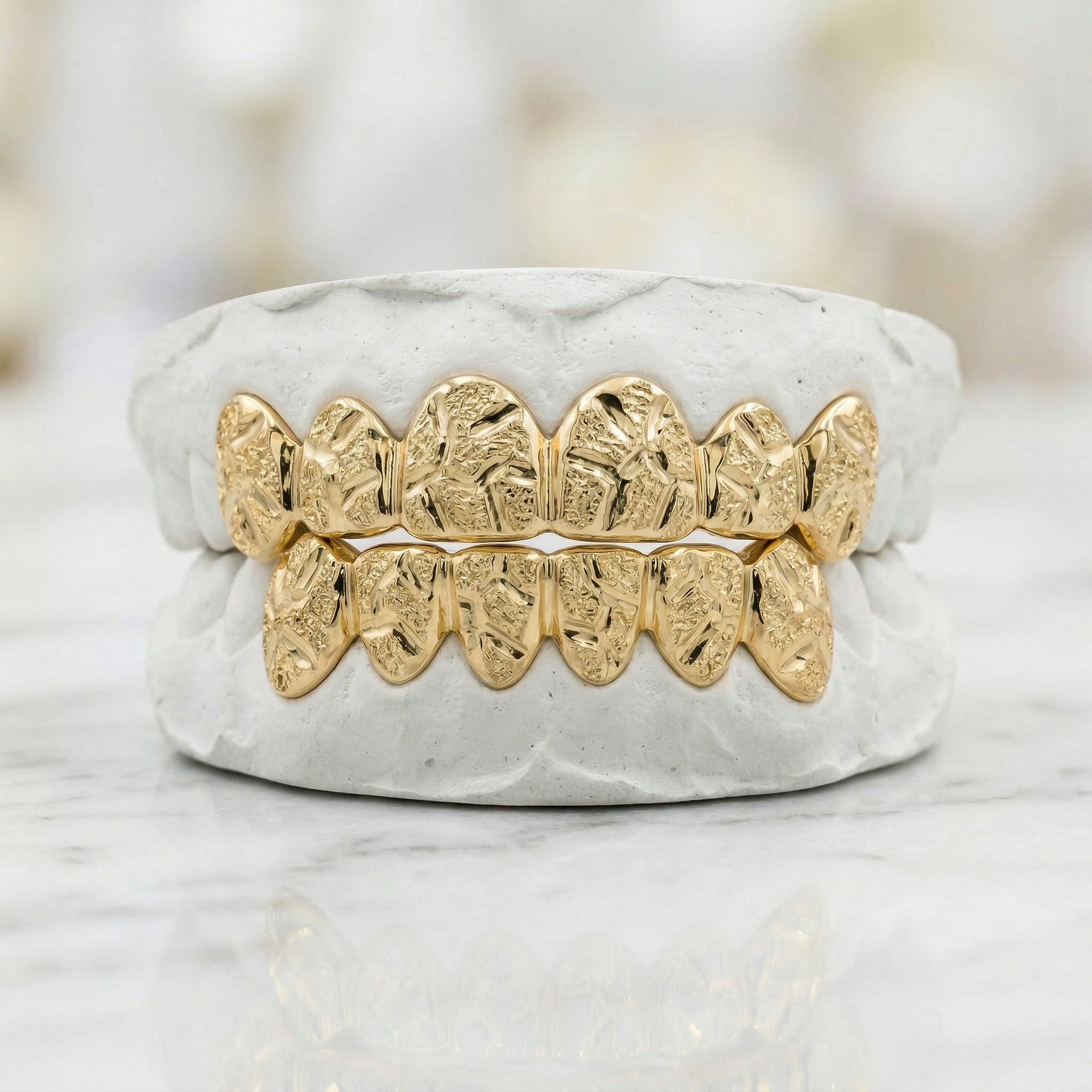 JDWR-10006-6 TOP OR 6 BOTTOM Diamond Dust with Deep Nugget Cut