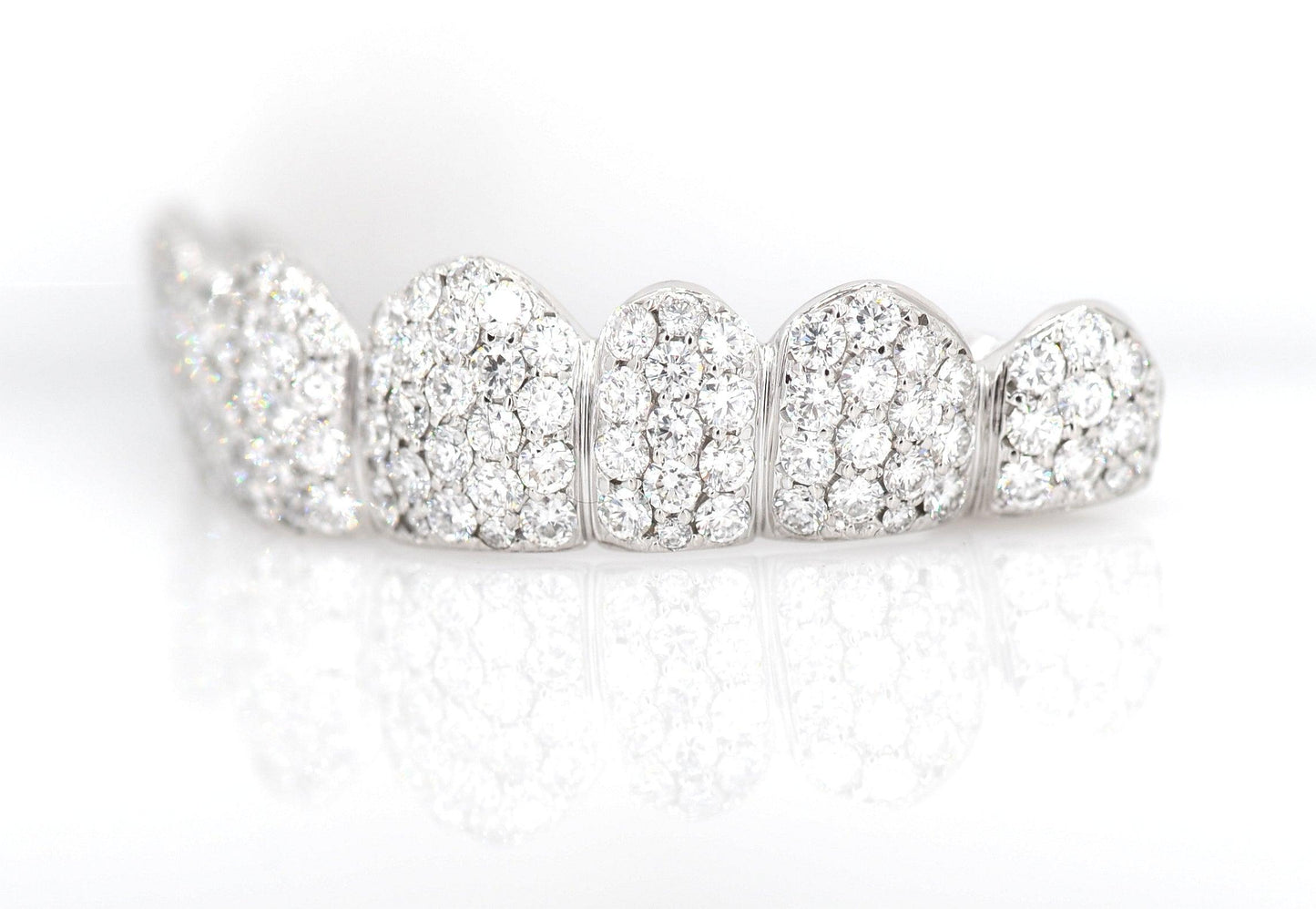 Large Diamond Cluster Big Boy Honeycomb Grillz - Johnny Dang & Co