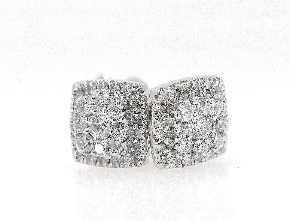 Diamond Stud earrings 1.0 Cttw in 14K Gold - Johnny Dang & Co