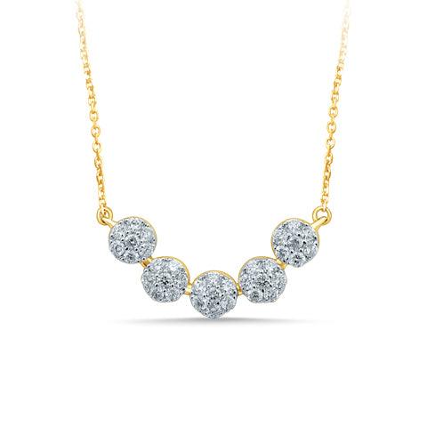 14K 0.75CT DIAM NECKLACE - Johnny Dang & Co
