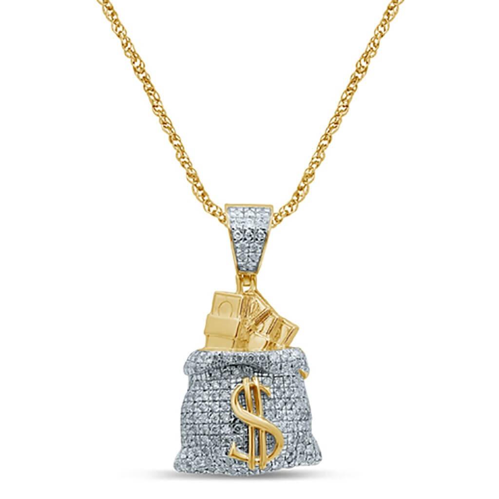 10K 1.88-1.89CT D-MONEY BAGS - Johnny Dang & Co