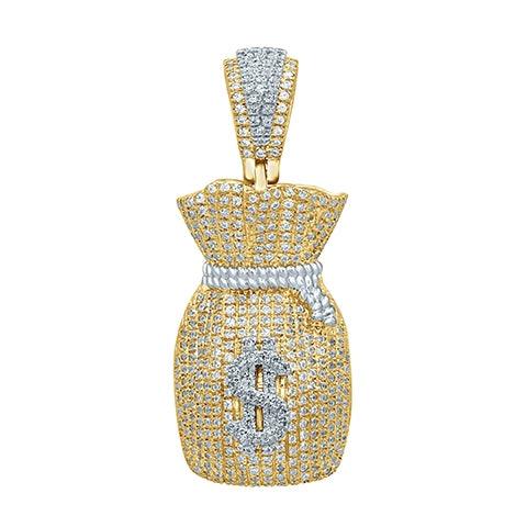 10KT 0.88-0.93CT D-MONEY BAGS - Johnny Dang & Co