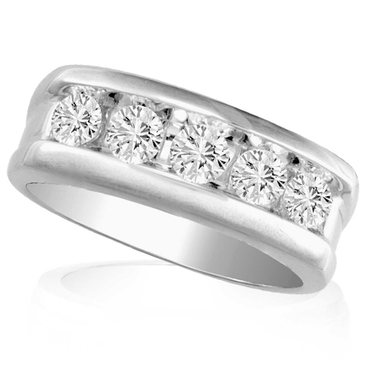 14K 1.00CT Diamond MEN'S BAND - Johnny Dang & Co