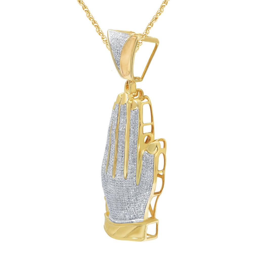 10K 1.65-1.73CT D-PRAYING HAND - Johnny Dang & Co