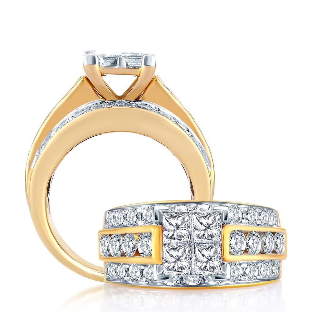 14K 2.62ct Diamond Ring - Johnny Dang & Co