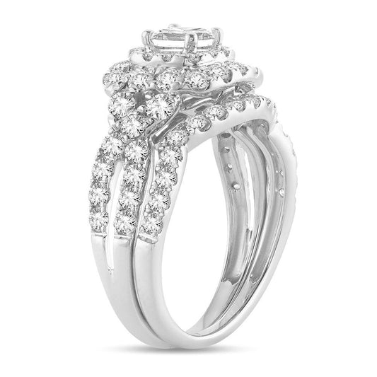 14K 2.00CT Diamond BRIDAL RING - Johnny Dang & Co
