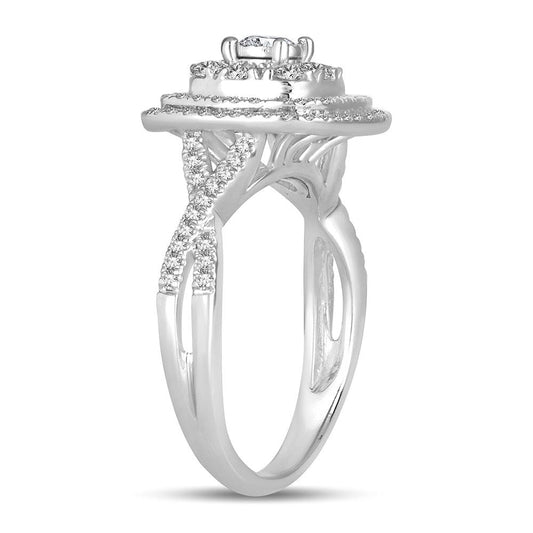 14K 0.76CT Engagement Ring - Johnny Dang & Co