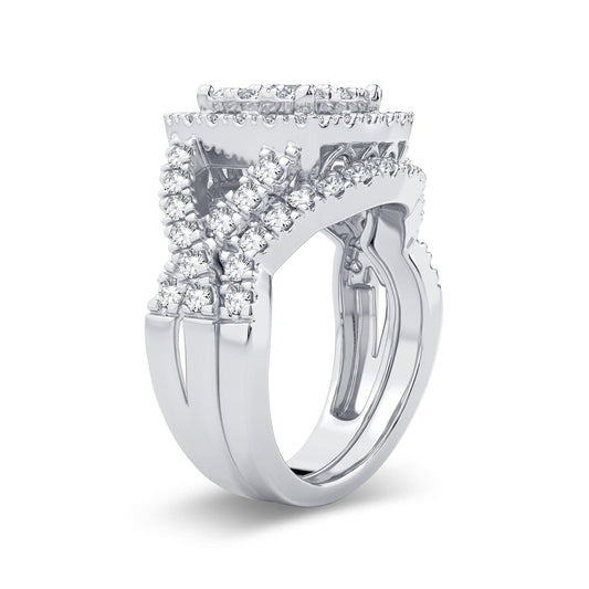14K 2.00CT Diamond Bridal Ring - Johnny Dang & Co
