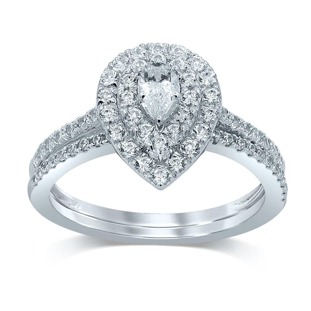 14K 1.00CT Diamond BRIDAL RING - Johnny Dang & Co