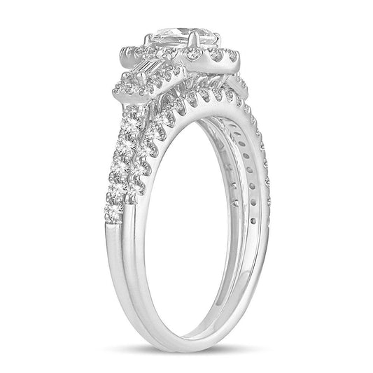14K 1.00CT Diamond BRIDAL RING - Johnny Dang & Co