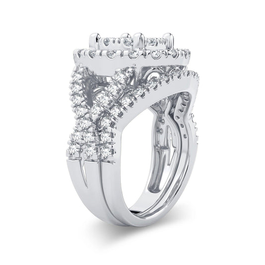 14K 2.00CT Diamond Bridal Ring - Johnny Dang & Co