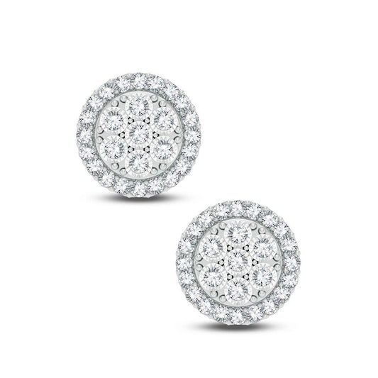 14K 1.00CT DIAMOND EARRING - Johnny Dang & Co