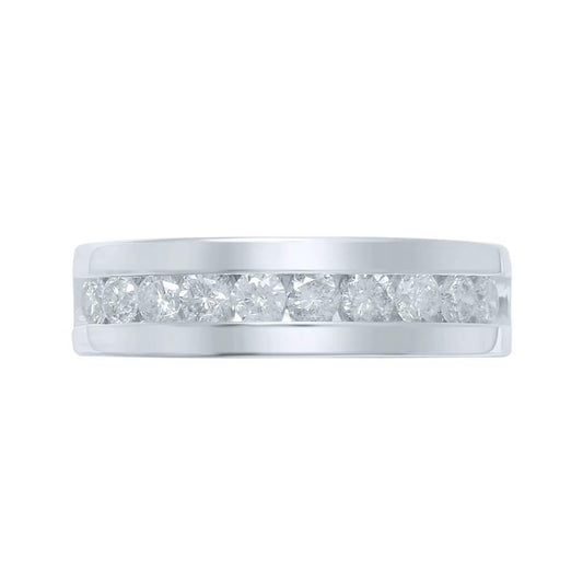 14K 0.97-1.03CT D-BAND RING MENS RINGS - Johnny Dang & Co