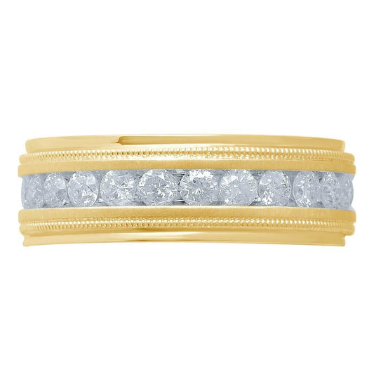 14K 0.96-1.00CT D-MENS BANDS RING - Johnny Dang & Co