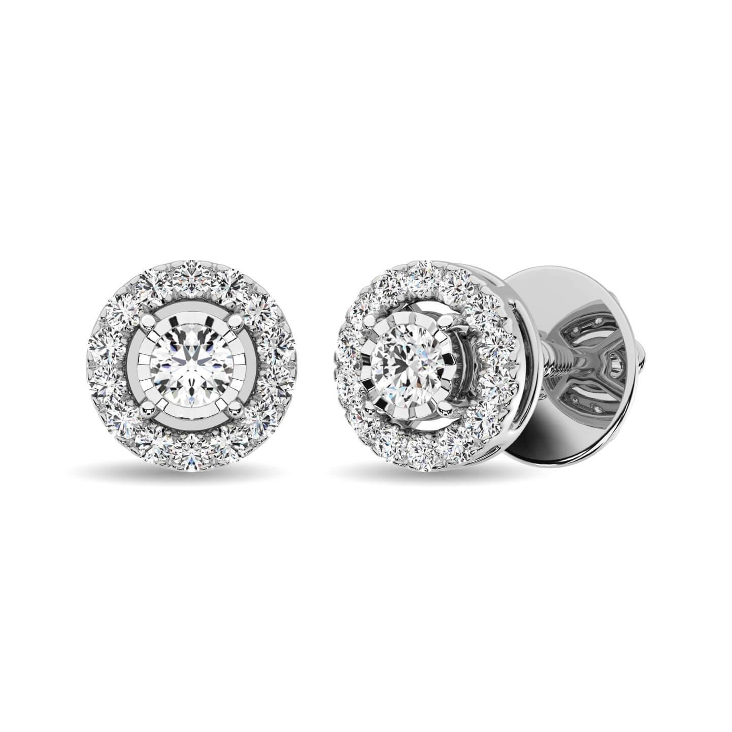 JDTK-59257- 0.4 Ct.Tw.Diamond Stud Earrings - Johnny Dang & Co