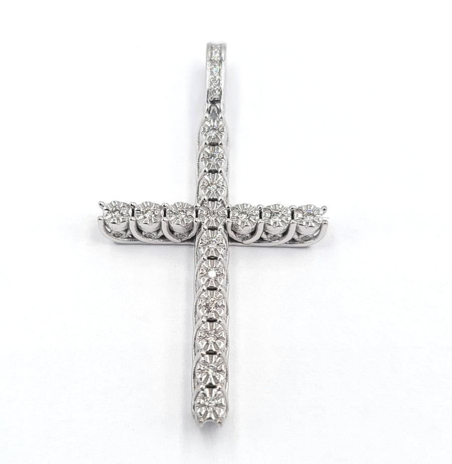 JDTK-P11211728 -Custom Diamond Cross Pendant - Johnny Dang & Co