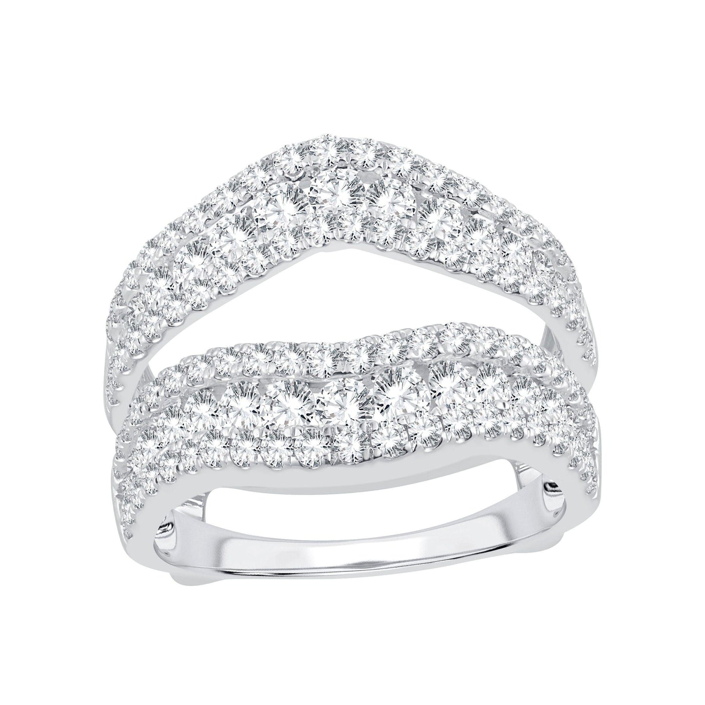 14K 2.00ct Diamond Ring Guard - Johnny Dang & Co