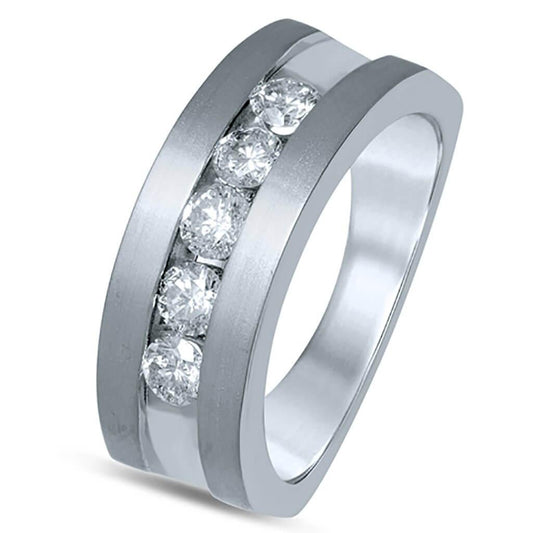 14K 0.98-1.04CT D-MENS BANDS - Johnny Dang & Co