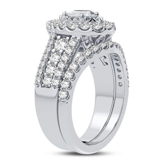 14K 2.00CT DIAMOND BRIDAL RING - Johnny Dang & Co