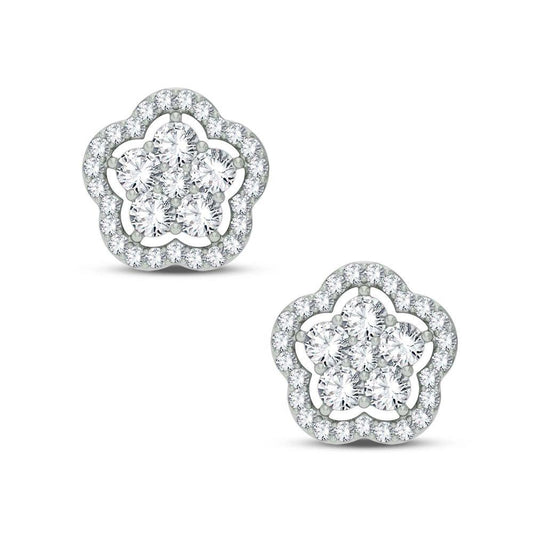 14K 1.50ct Diamond Earring - Johnny Dang & Co