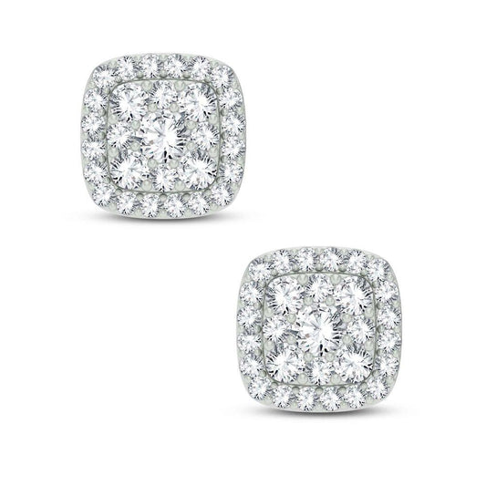 14K 1.25ct Diamond Earring - Johnny Dang & Co