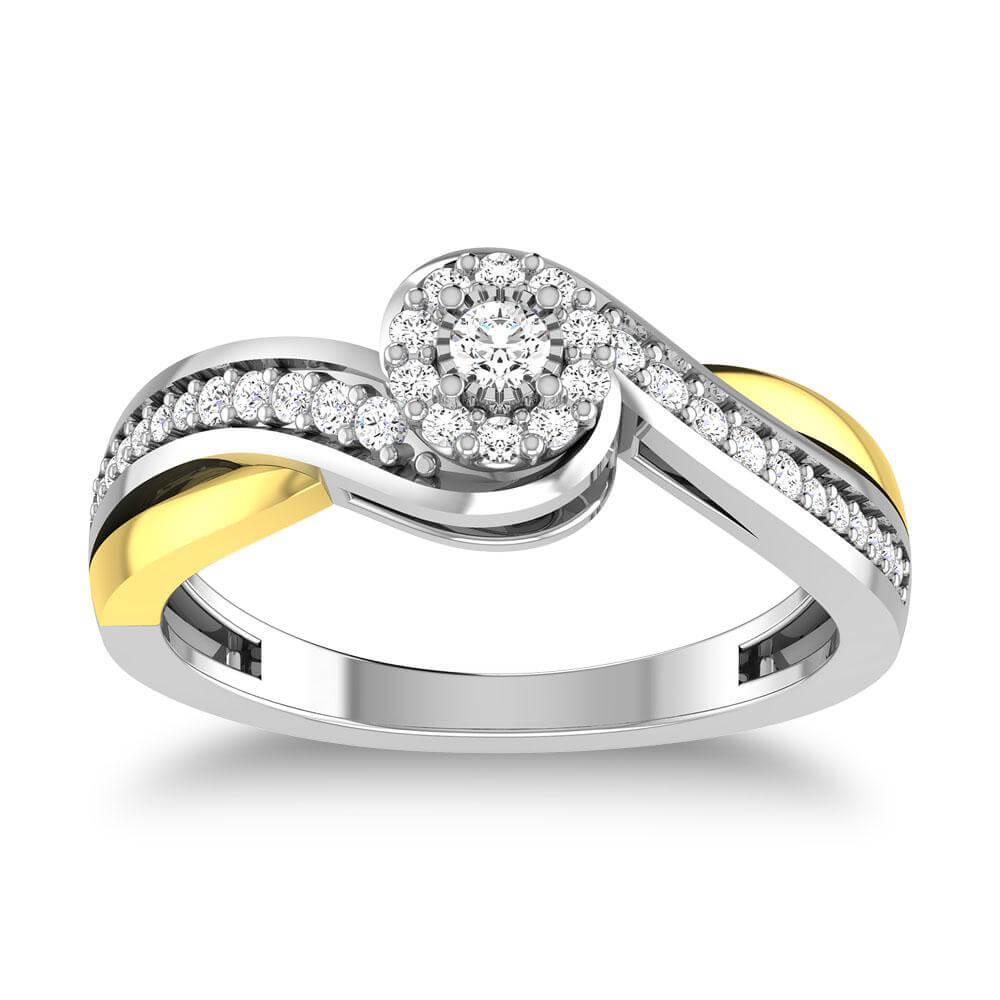 JDTK- 62183- Diamond Twisted Ring – Johnny Dang & Co