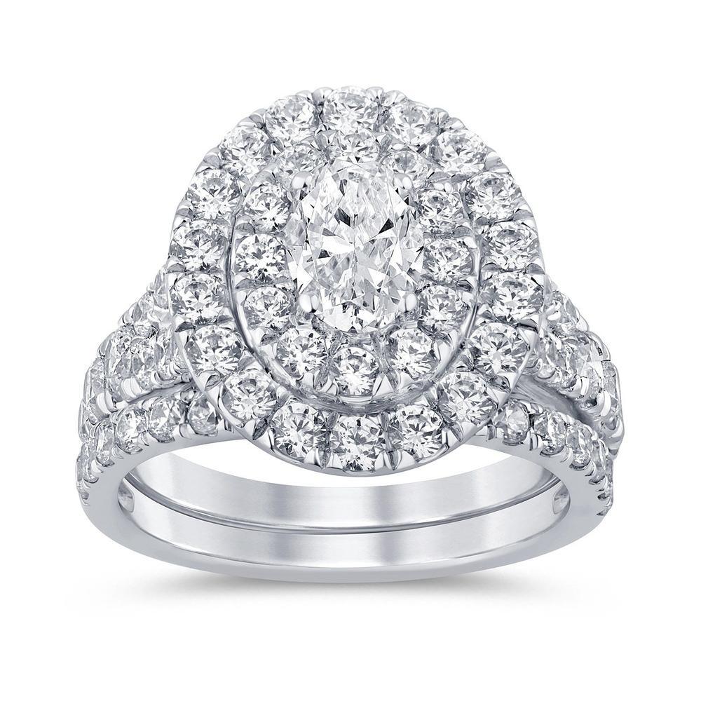 14K 3.00ct Bridal Ring - Johnny Dang & Co