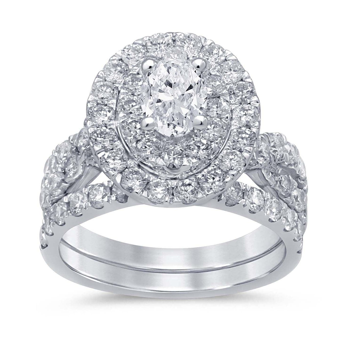 14K 3.00ct Bridal Ring - Johnny Dang & Co