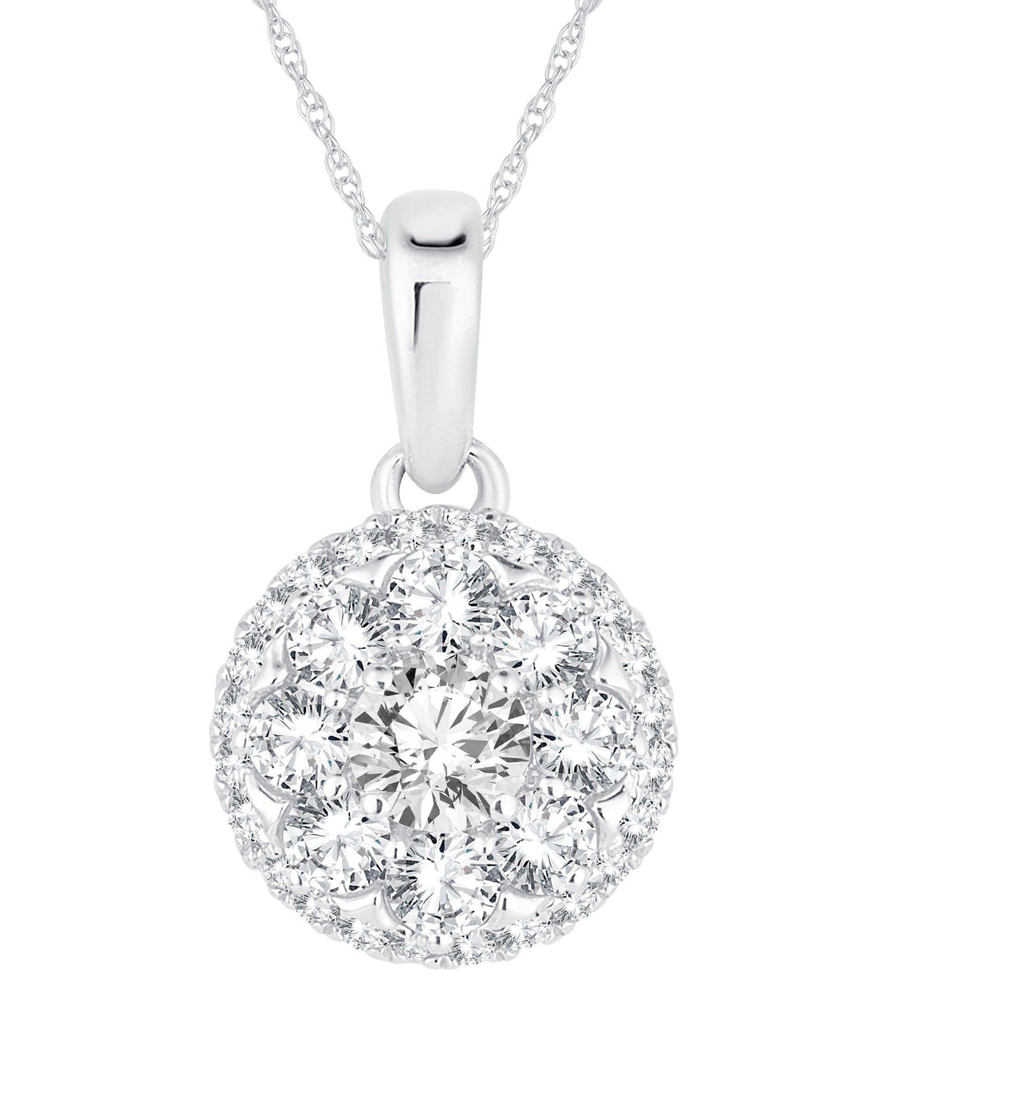 14k 0.50ct Diamond Pendants - Johnny Dang & Co