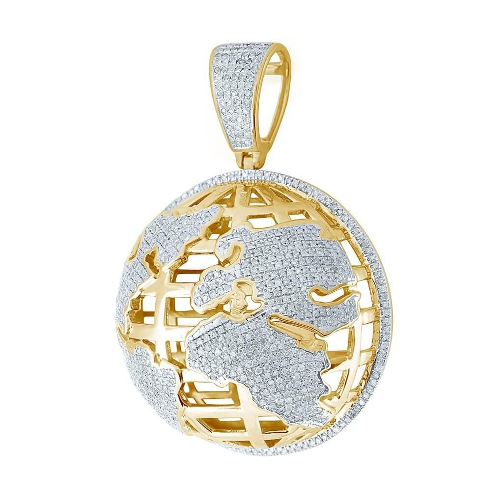 10K 1.60-1.68CT D-GLOBE MAP - Johnny Dang & Co