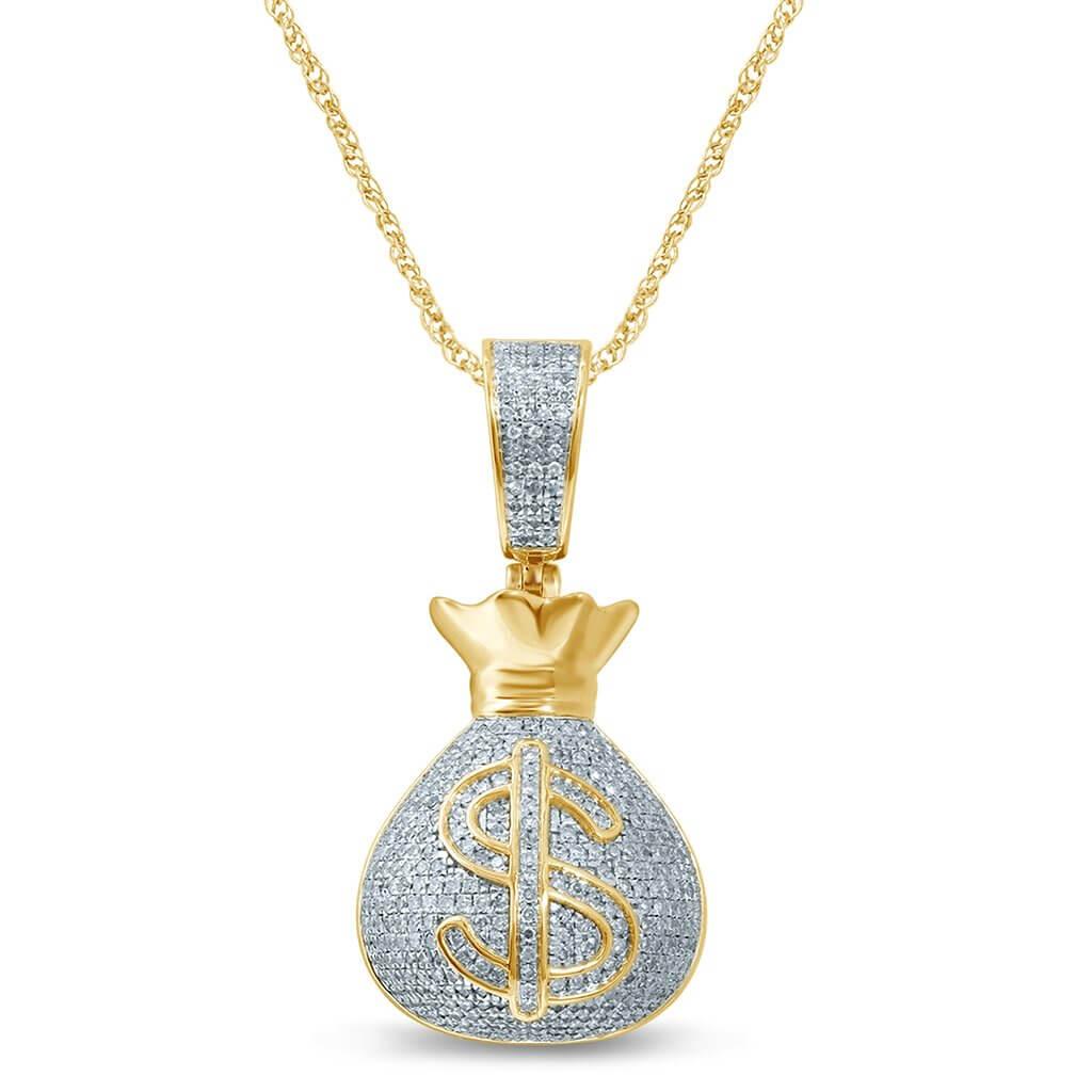 10K 0.90-0.94CT D-MONEY BAGS - Johnny Dang & Co