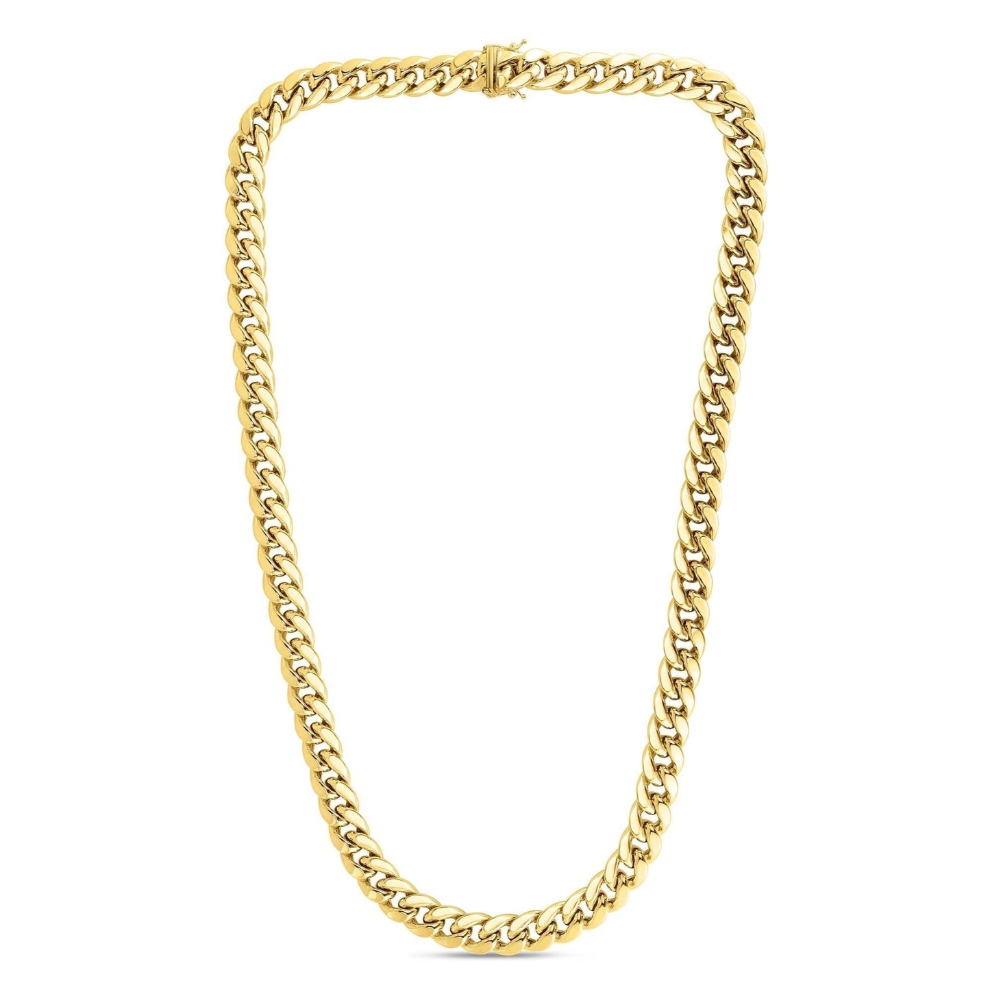 10K Gold 5mm Semi-Solid Classic Miami Cuban - Johnny Dang & Co