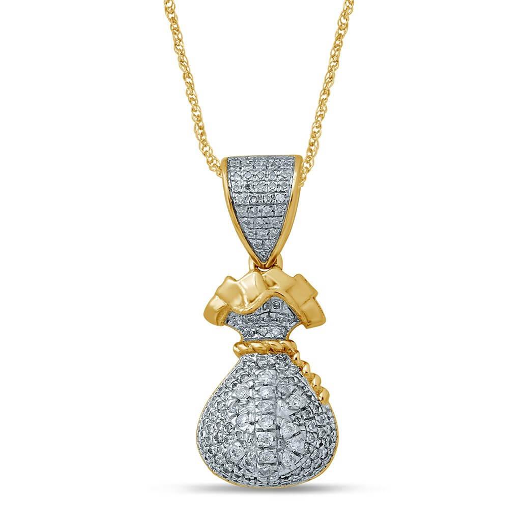 10K 0.31-0.36CT D-" MONEY BAGS" - Johnny Dang & Co