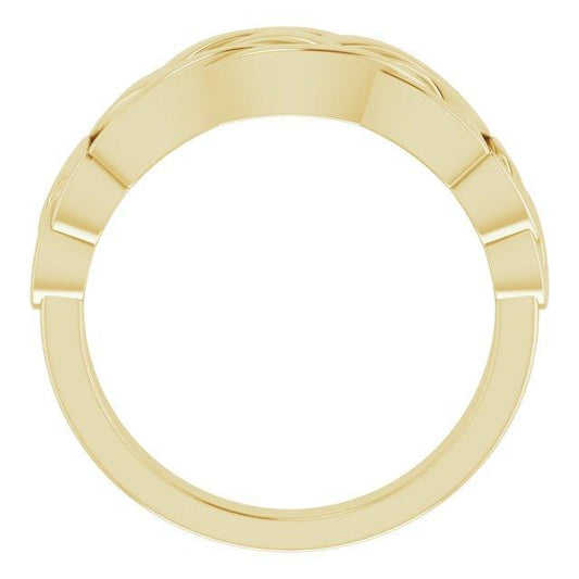 JDSP9904 - 14K Gold Celtic Ring - Johnny Dang & Co