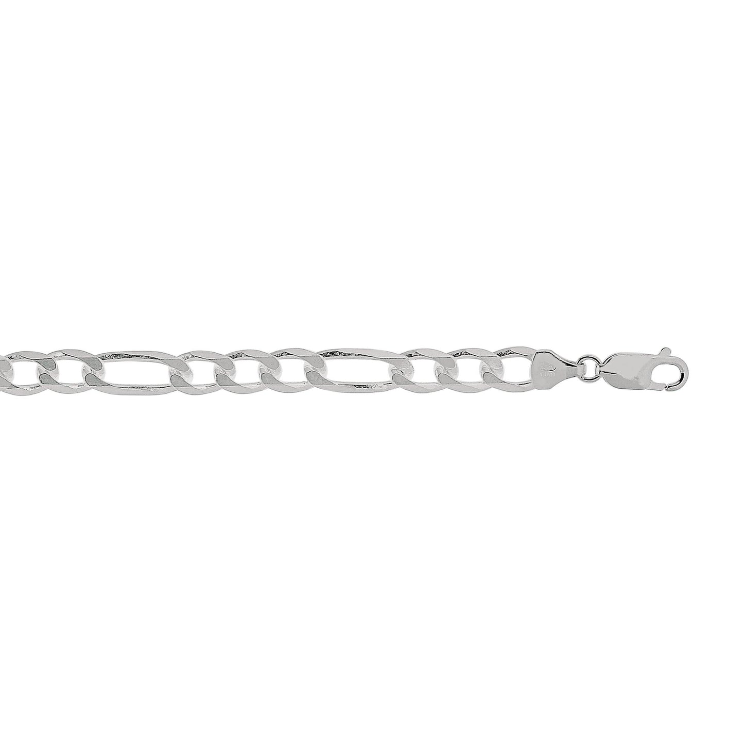 Silver 7mm Figaro Chain - Johnny Dang & Co