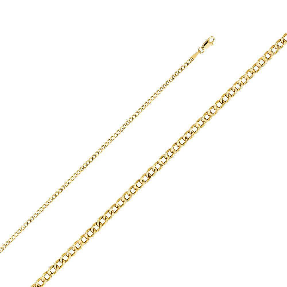 2.4mm Hollow Cuban Chain - Johnny Dang & Co
