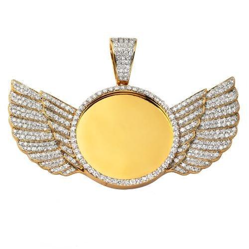 14KY 7.50CTW DIAMOND ROUND MEMORY PENDANT WITH - Johnny Dang & Co