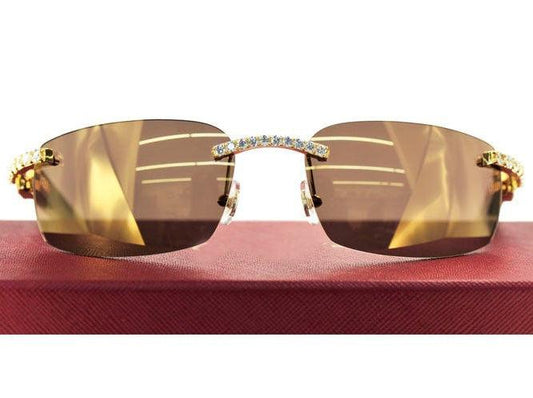 CJTK-16324 Custom Diamond Frame for designer Sunglasses - Johnny Dang & Co