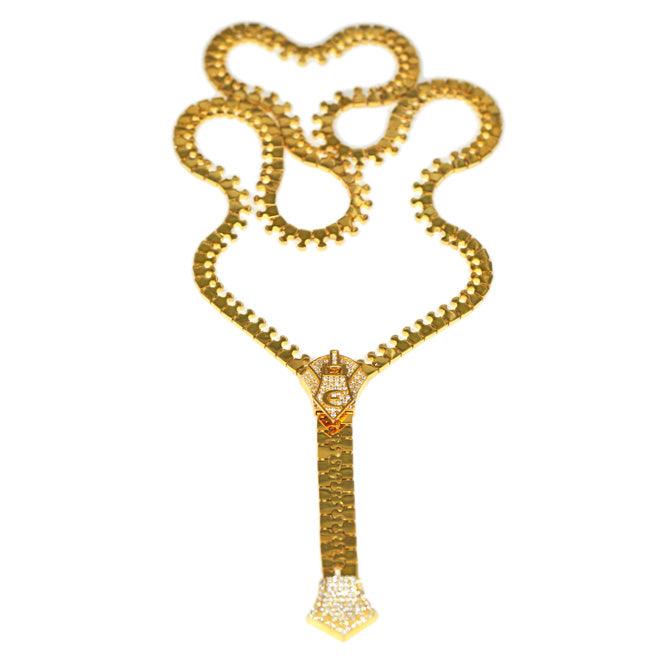 CJ3724 - CUSTOM ZIPPER CHAIN - Johnny Dang & Co