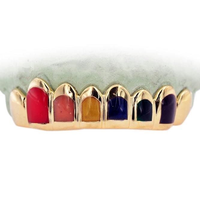CPG3003 CANDY PAINT EIGHT TEETH GRILL SIX WITH ENAMEL - Johnny Dang & Co