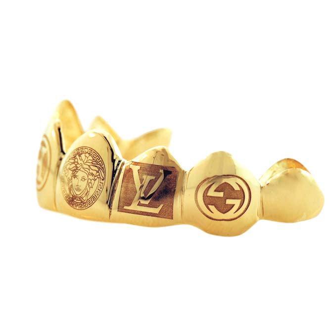 JDTK-ENG0015-8 Solid 6 Engraved Teeth - Johnny Dang & Co