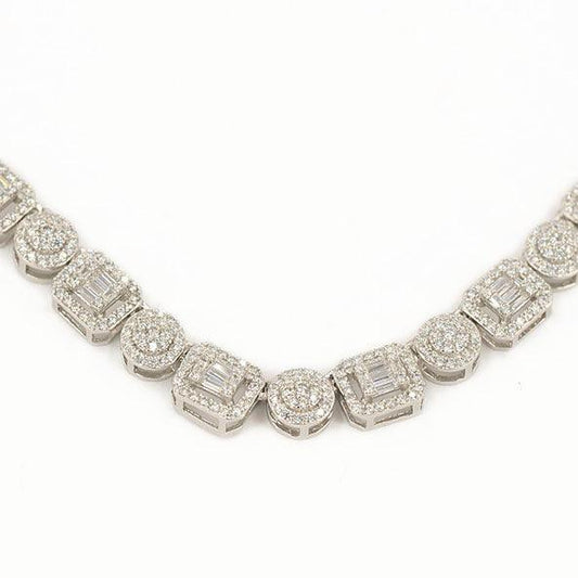 JDB1006 - CZ Silver Chain - Johnny Dang & Co