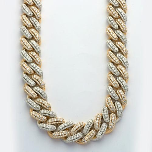 10KY 53.74CTW DIAMOND 3D MIAMI CUBAN CHAIN - Johnny Dang & Co