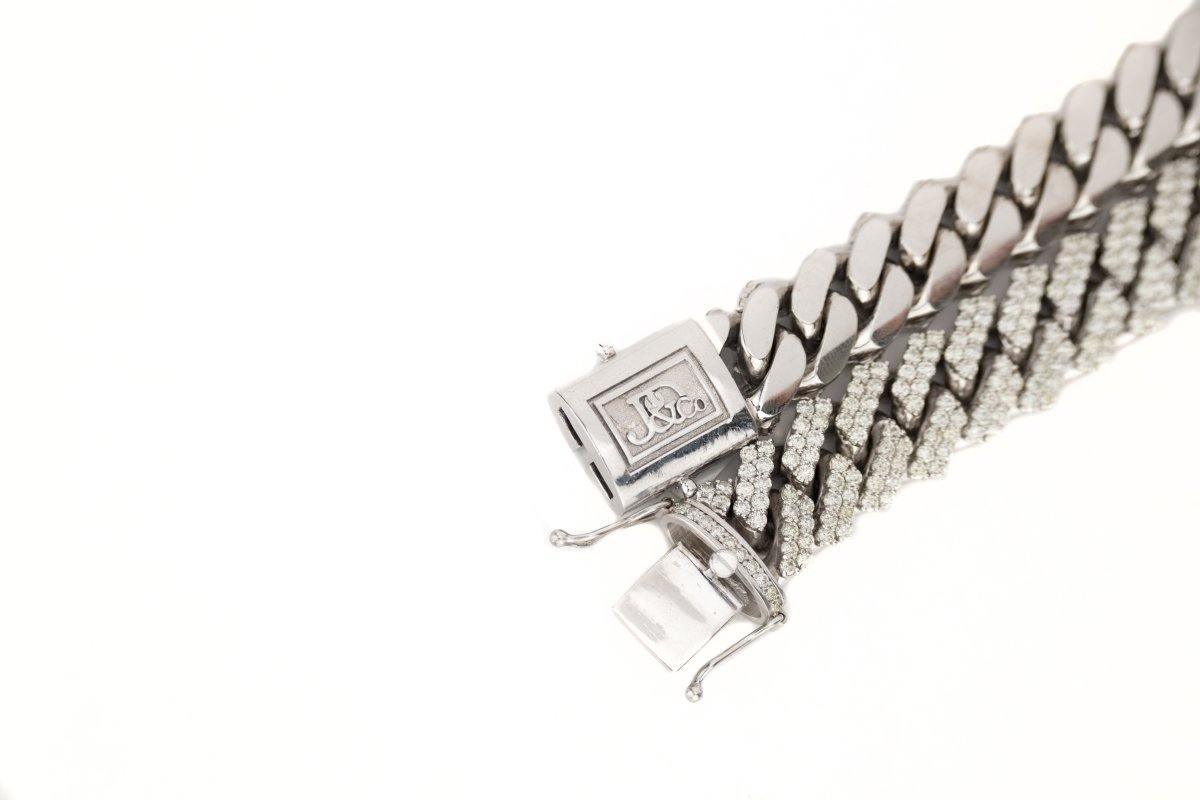 12.5mm White Gold Cuban - Johnny Dang & Co
