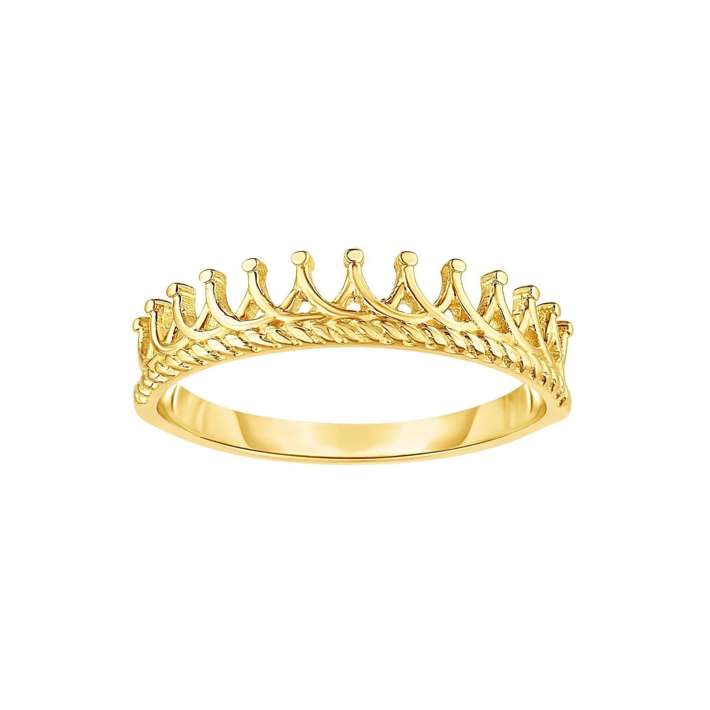 14kt Size-7 Yellow Gold Ring - Johnny Dang & Co