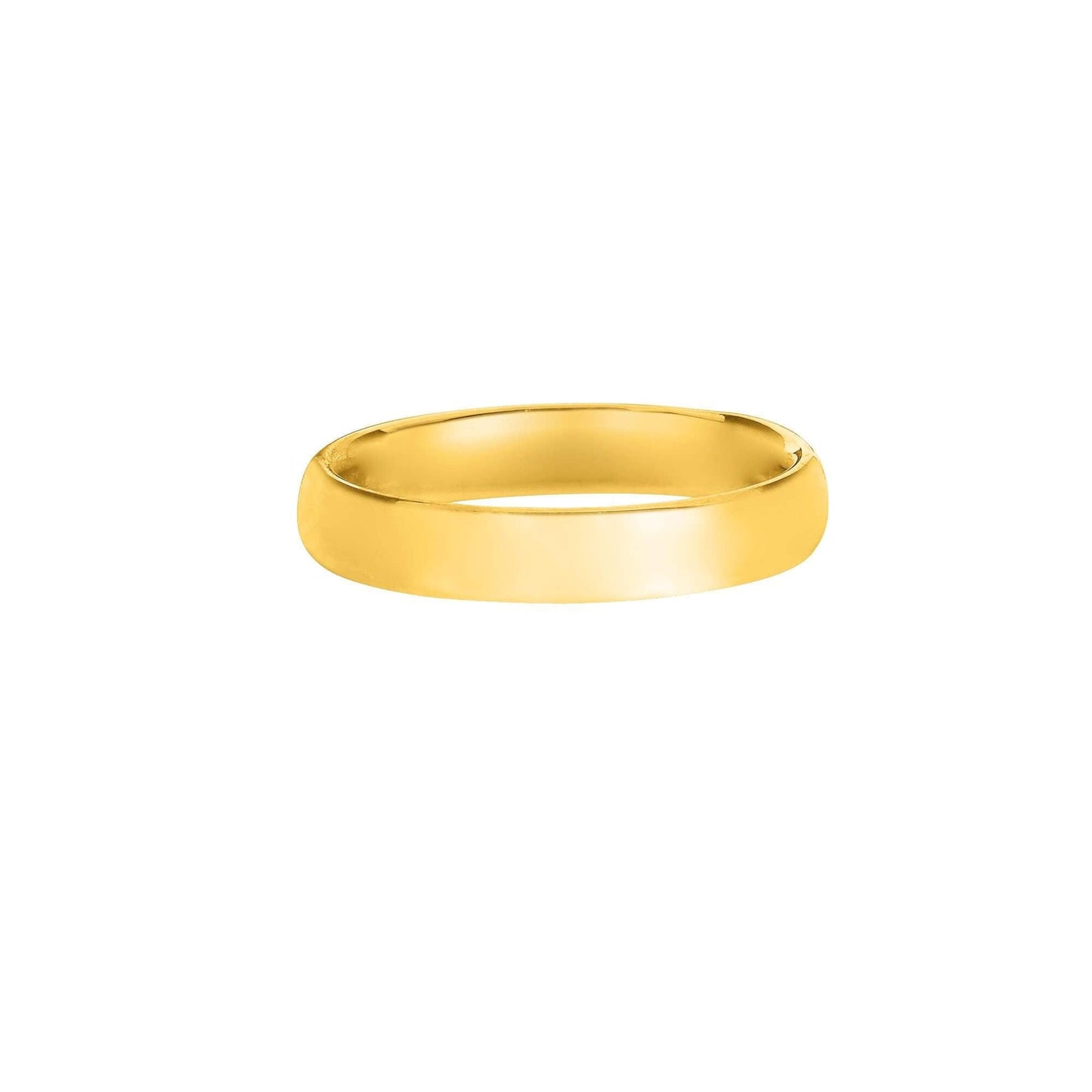 14kt Yellow Gold 3.0mm Shiny Comfort Fit Wedding Band - Johnny Dang & Co