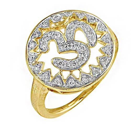 14KY 0.25CTW DIAMOND OM RING - Johnny Dang & Co