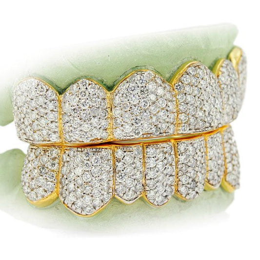 JDTK-S172802 14 Teeth Hand Prong Set Diamond Grill - Johnny Dang & Co