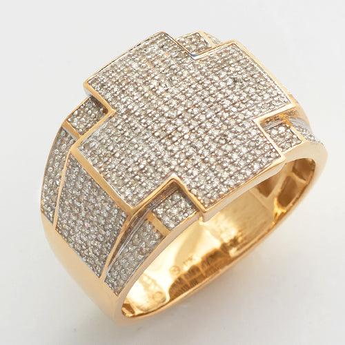 10KY 1.00CTW MICROPAVE DIAMOND MENS RING - Johnny Dang & Co